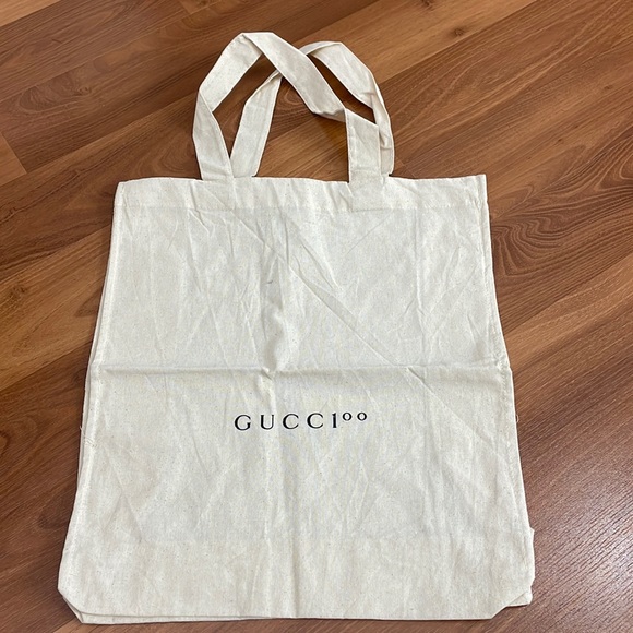 Authentic Gucci Canvas shopping bag NEW - Picture 2 of 8